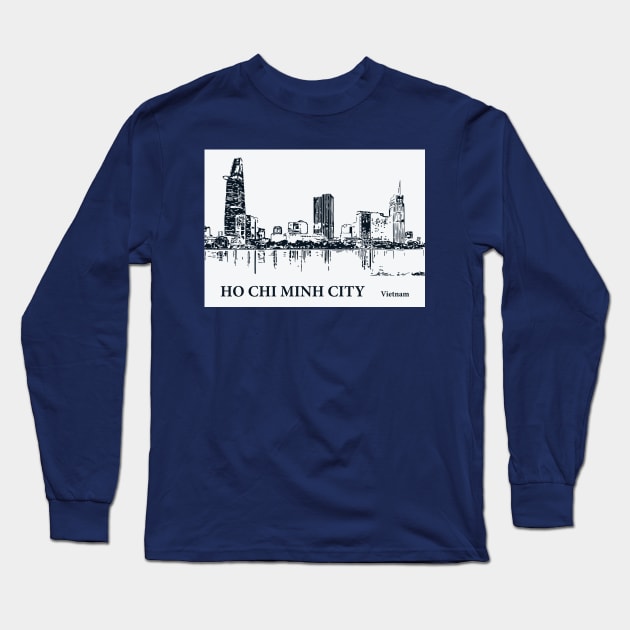 Ho Chi Minh City - Vietman Long Sleeve T-Shirt by Lakeric